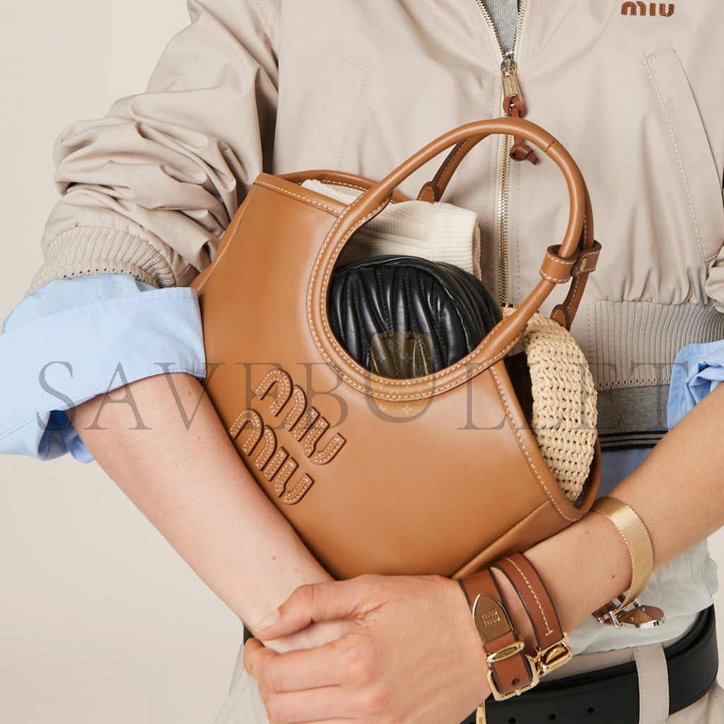 MIU MIU IVY LEATHER BAG 5BA284 (23.5*22*12cm) MIU MIU IVY LEATHER BAG 5BA284 (23.5*22*12cm)